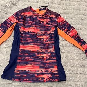 Lole Women's Swim Coverup - Orange and Blue